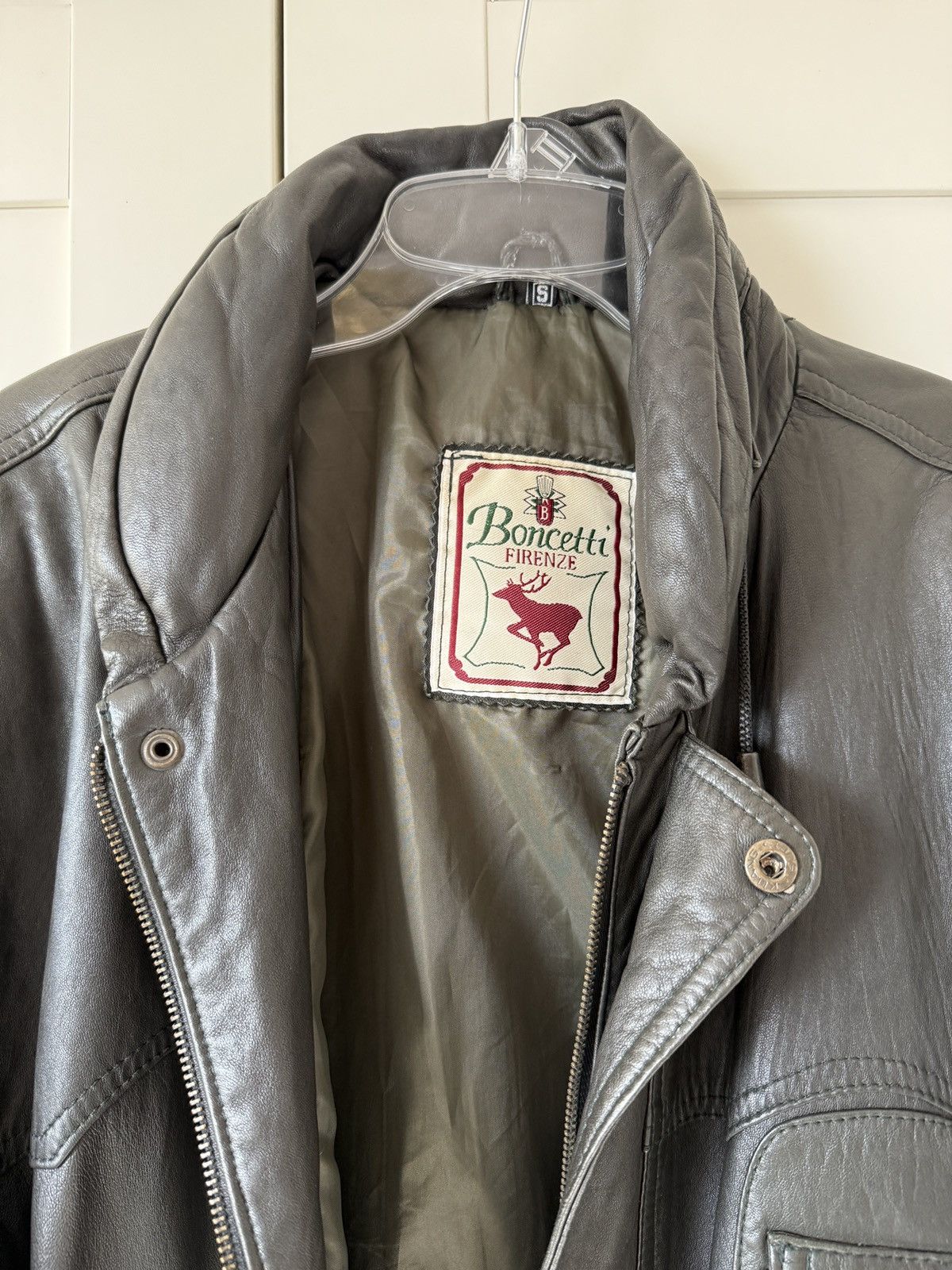 Other Boncerti Firenze leather jacket rare size.S Size US S / EU 44-46 / 1 - 3 Thumbnail