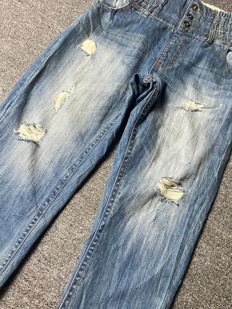 Japanese Brand SOMALI Brand High Waist Elastic Denim Jeans (155) Size US 26 / EU 42 - 10 Thumbnail