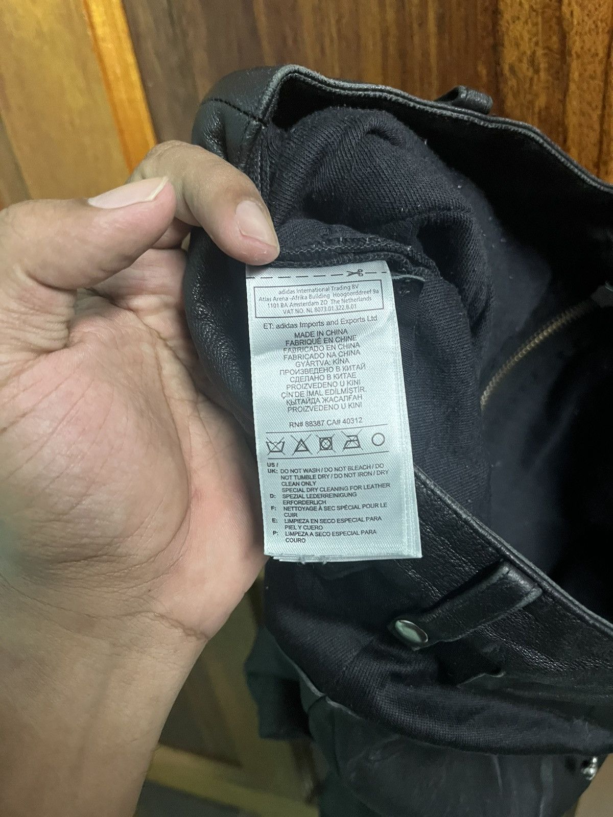 Adidas × Alexander Wang × If Six Was Nine Adidas x Alexander Wang RTW Leather Pants Size 26" / US 2 / IT 38 - 12 Thumbnail