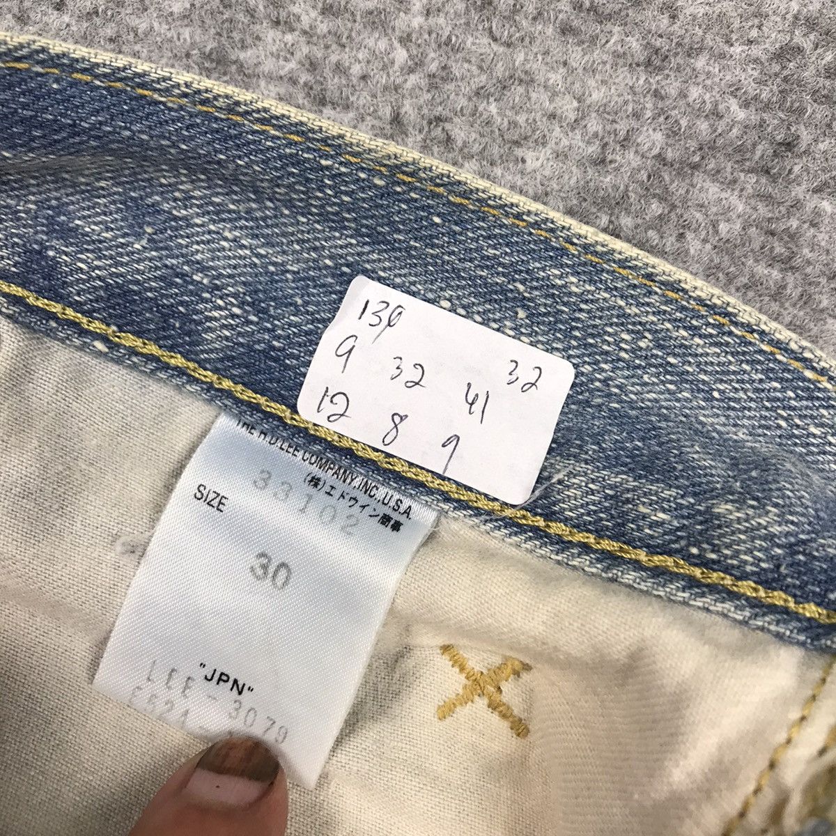 Japanese Brand × Lee FLARE JEANS⚡️LEE LIGHT WASH BLUE FADED DENIM PANTS Size US 30 / EU 46 - 20 Thumbnail