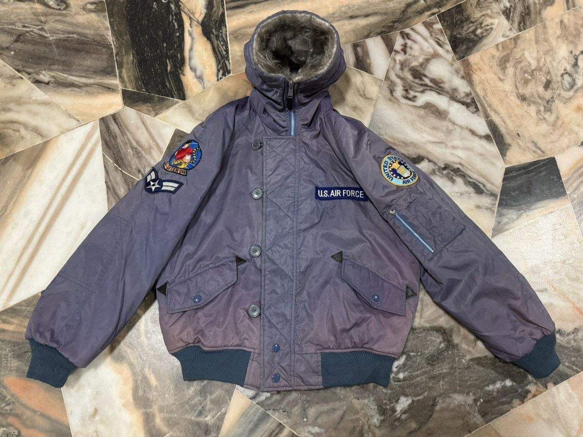 Japanese Brand Vintage US Air Force Para Troop Bomber Jacket Size US M / EU 48-50 / 2 - 5 Thumbnail