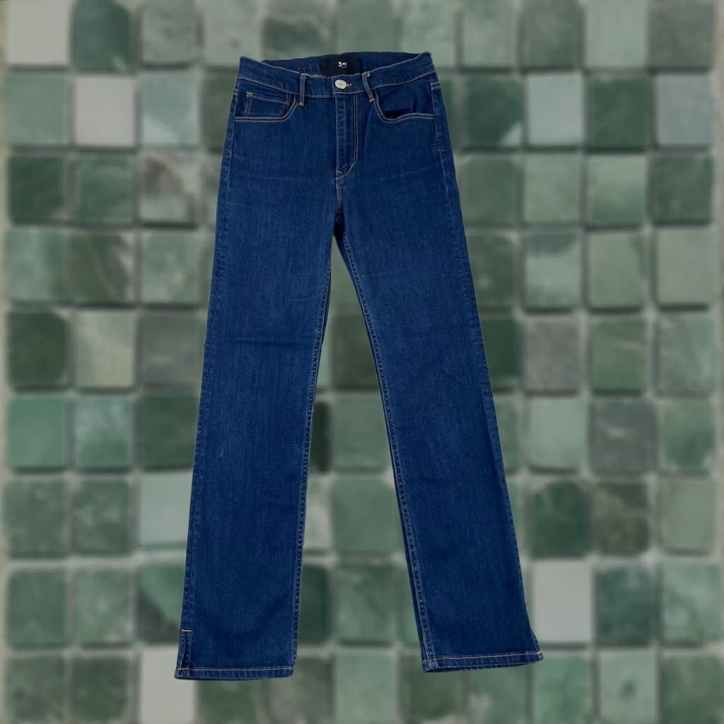 3x1 3x1 NYC Jeans Women 26 Blue Slim Fit Zip Fly 5 Pocket Stretch Desinger Shirt Size 26" / US 2 / IT 38 - 1 Thumbnail