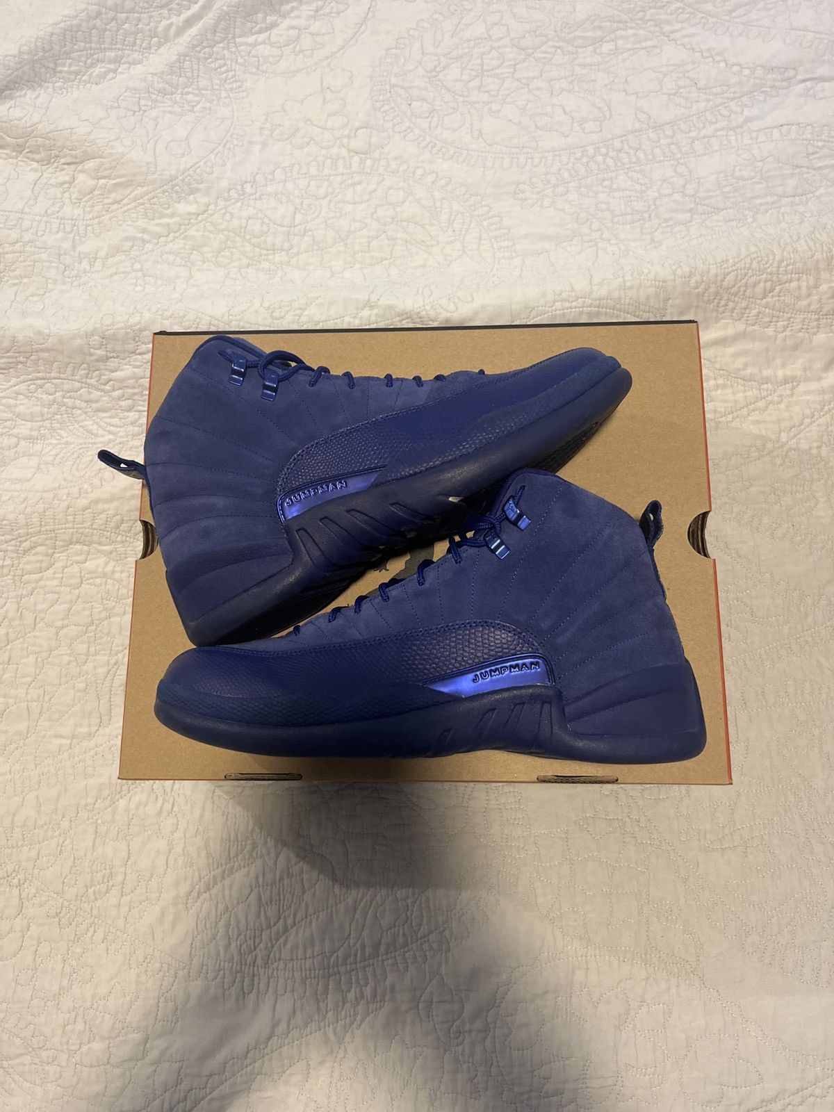 Jordan Brand Jordan 12 Deep Royal Blue Size 12 Size US 12 / EU 45 - 1 Thumbnail