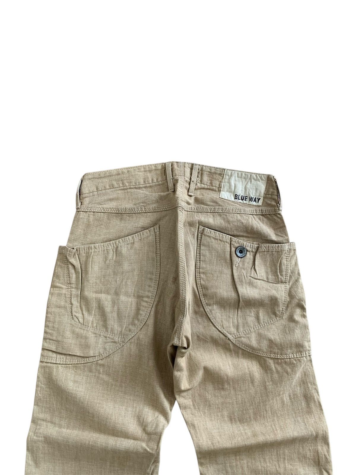 Japanese Brand Blueway Japan Leaf Sprayer Chambray Trousers Size US 30 / EU 46 - 7 Thumbnail