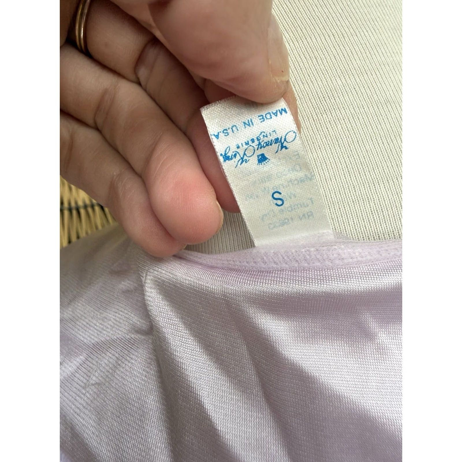 Vintage VINTAGE Nancy King Purple Nightgown Lingerie One Piece Small Nylon USA Women Nightgown Womens Small Nylon Nightgown Size ONE SIZE - 5 Thumbnail