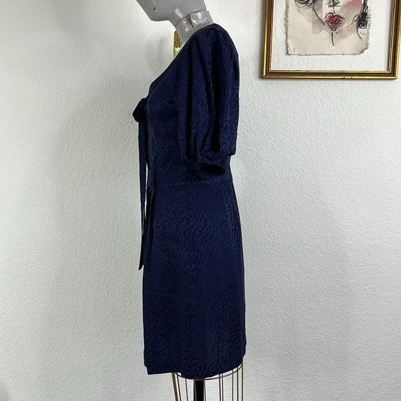Balenciaga Balenciaga Silk 2009 Scoop Neck Pouf Sleeve Banded Waist Bow Size XS / US 0-2 / IT 36-38 - 6 Thumbnail
