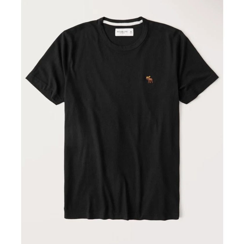 Abercrombie & Fitch Abercrombie & Fitch Soft A&F Icon T-Shirt Black Men's S Size US S / EU 44-46 / 1 - 1 Thumbnail