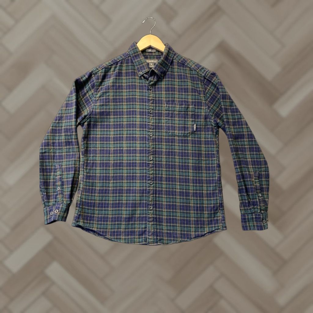 Eddie Bauer VINTAGE Eddie Bauer Button-Up Shirt Men’s M Green Plaid Long Sleeve /0360 Size US M / EU 48-50 / 2 - 1 Thumbnail