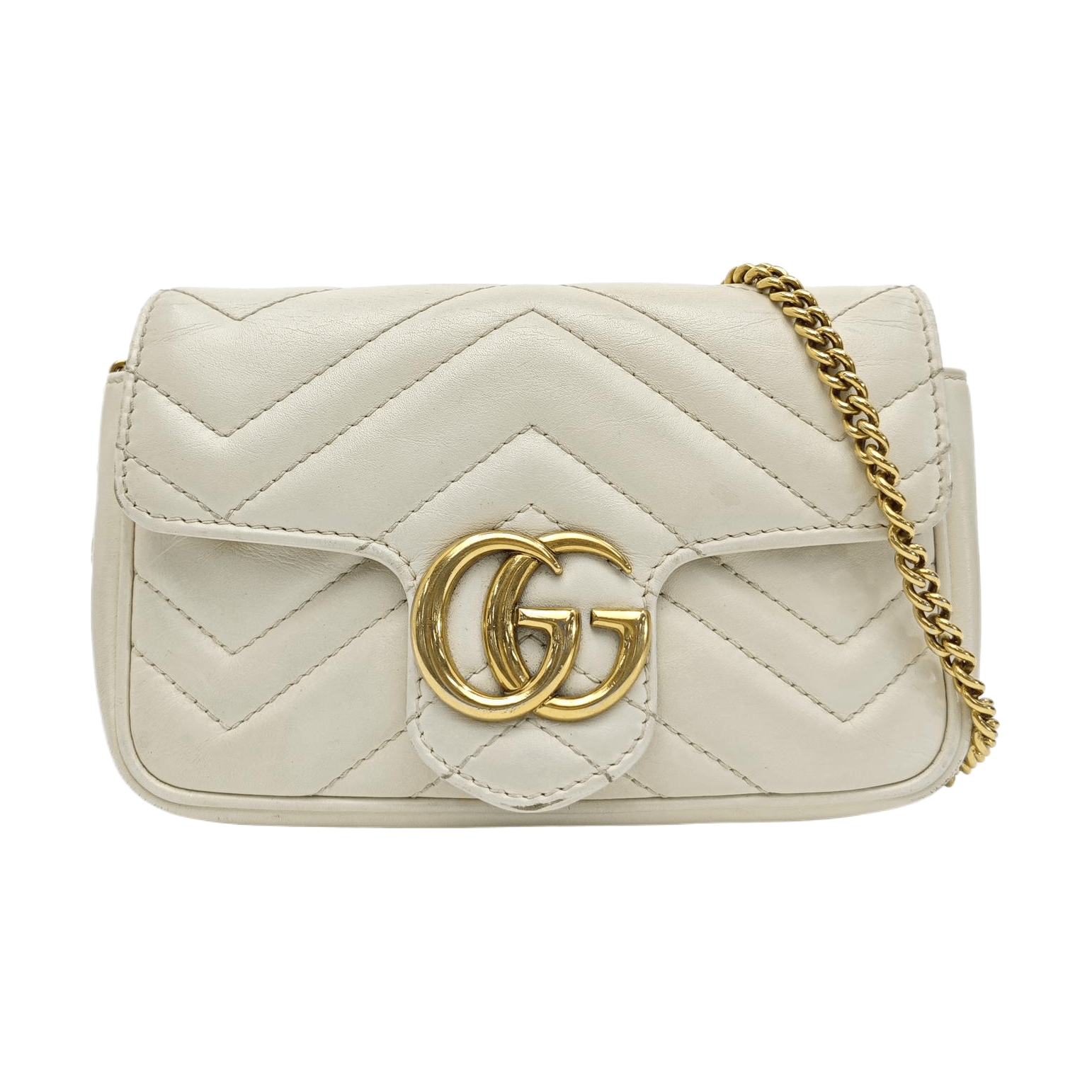 Gucci Gucci GG Marmont Mini Quilted Leather Chain Bag Size ONE SIZE - 1 Thumbnail