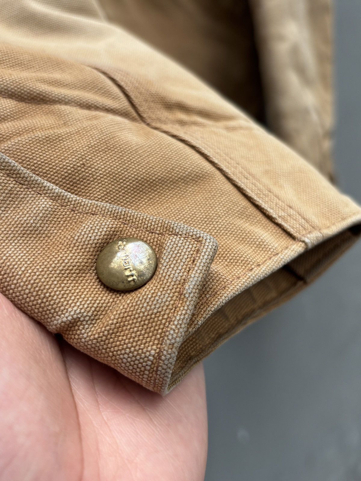 Carhartt Carhartt Detroit J001 BRN 2015 Sunfaded Made In The Usa Size US S / EU 44-46 / 1 - 7 Thumbnail