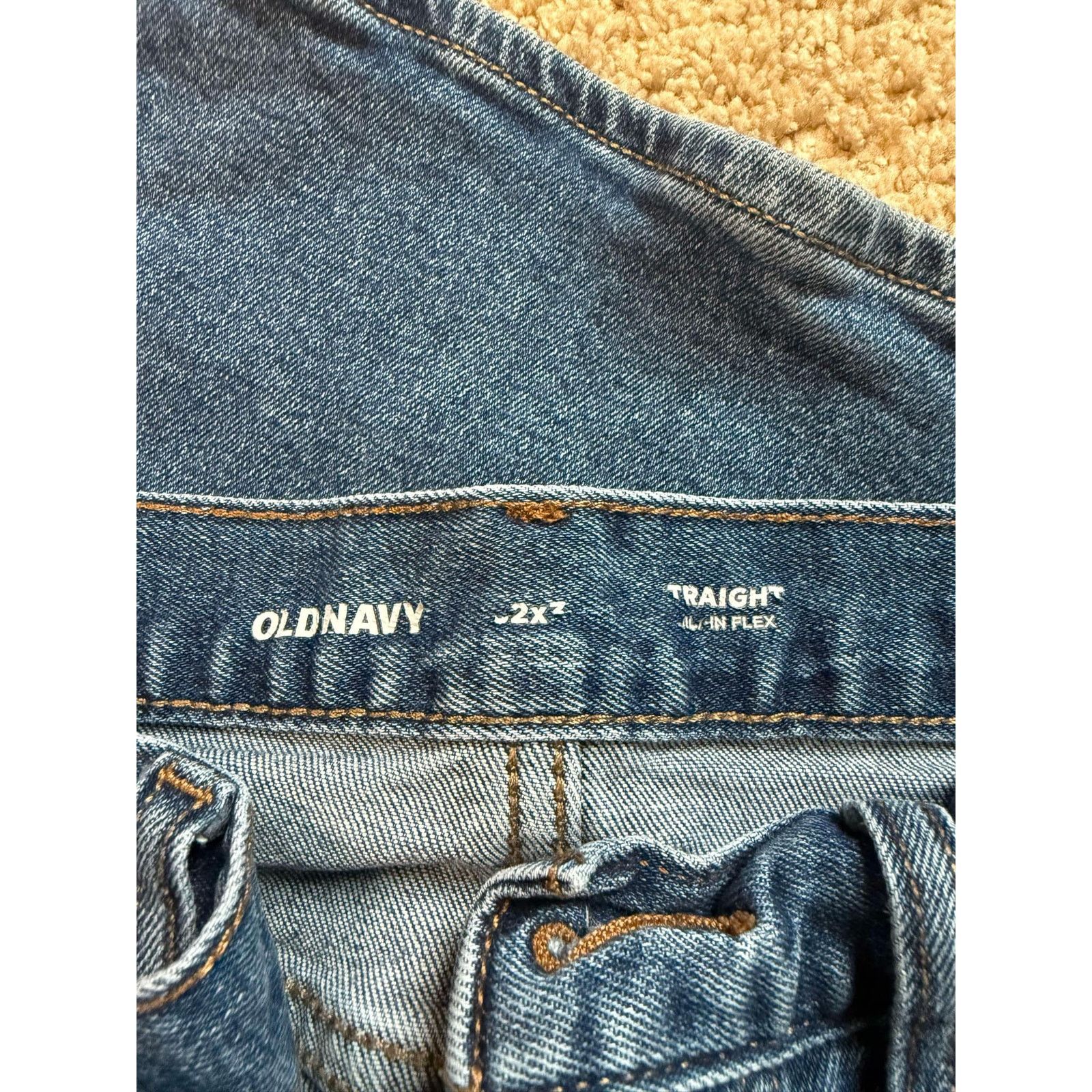 Old Navy Old Navy Built-In Flex Straight Jeans *LOT OF 2* Blue 32/30 Size US 32 / EU 48 - 10 Thumbnail