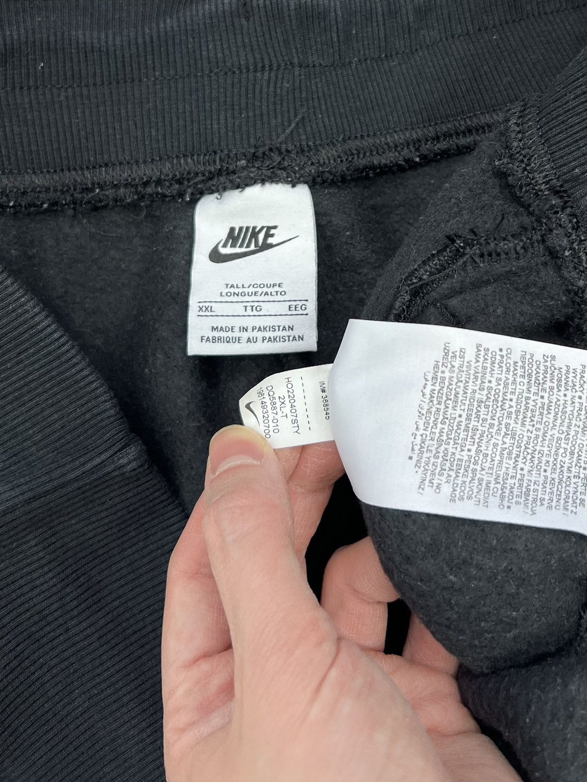 Nike Baggy Pants Nike Small Logo Black Size US 38 / EU 54 - 2 Thumbnail