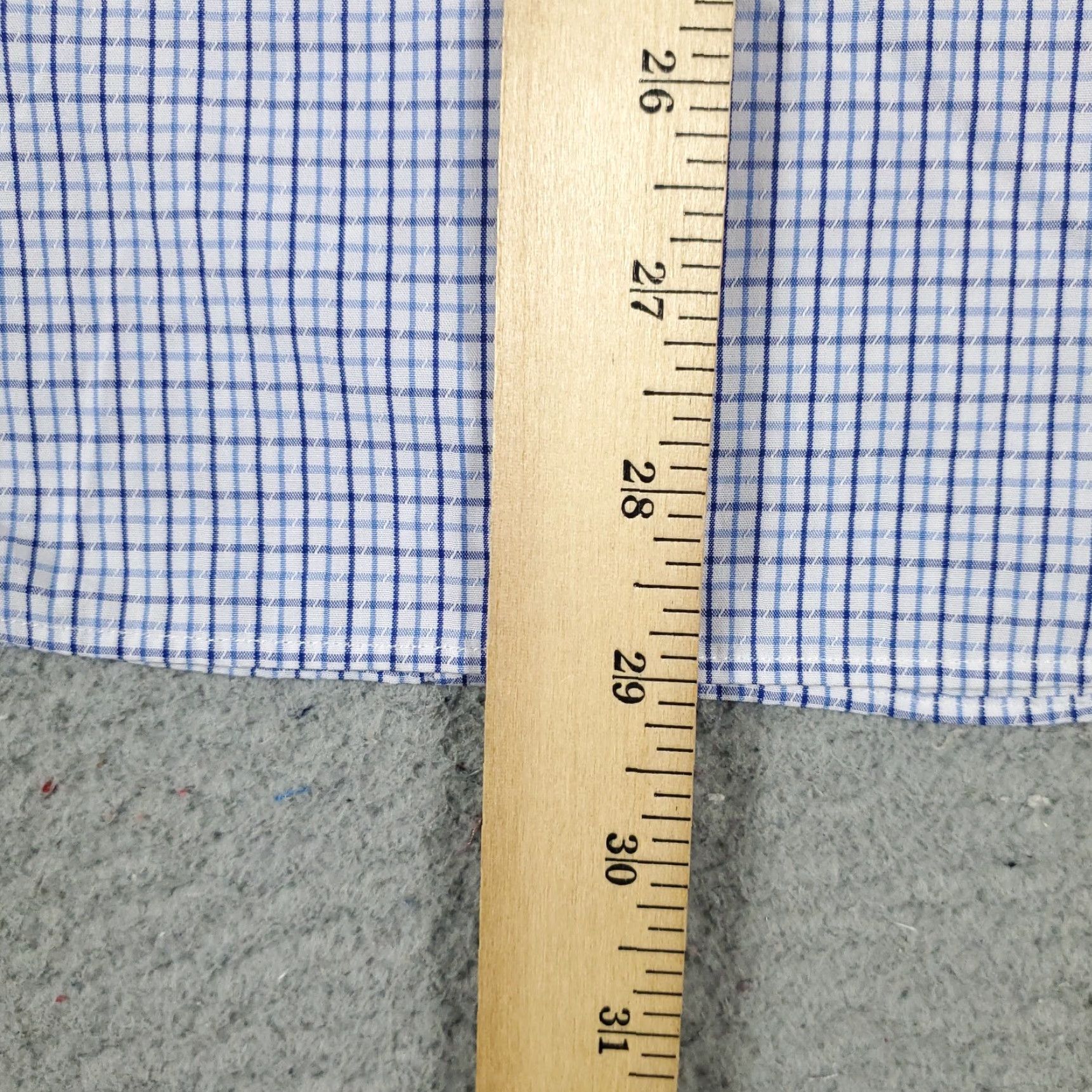 Tommy Hilfiger Tommy Hilfiger Shirt Mens Large Blue Plaid Casual Button Up Long Sleeve Size US L / EU 52-54 / 3 - 6 Thumbnail