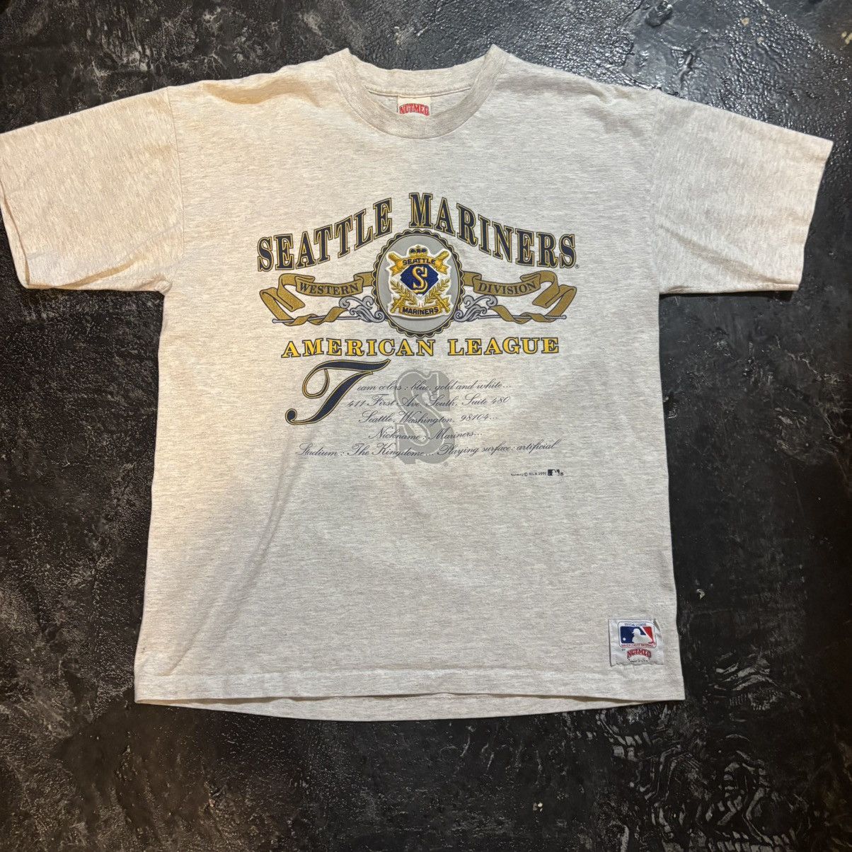 Nutmeg VINTAGE NUTMEG Seattle Mariners Baseball T-Shirt Size US XL / EU 56 / 4 - 1 Thumbnail
