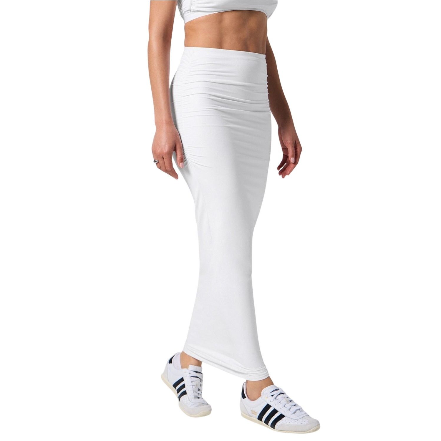 Fabletics Fabletics Luxe 360 Sleek White Skirt - Size XS - New Size 25" / US 0 / IT 36 - 5 Thumbnail
