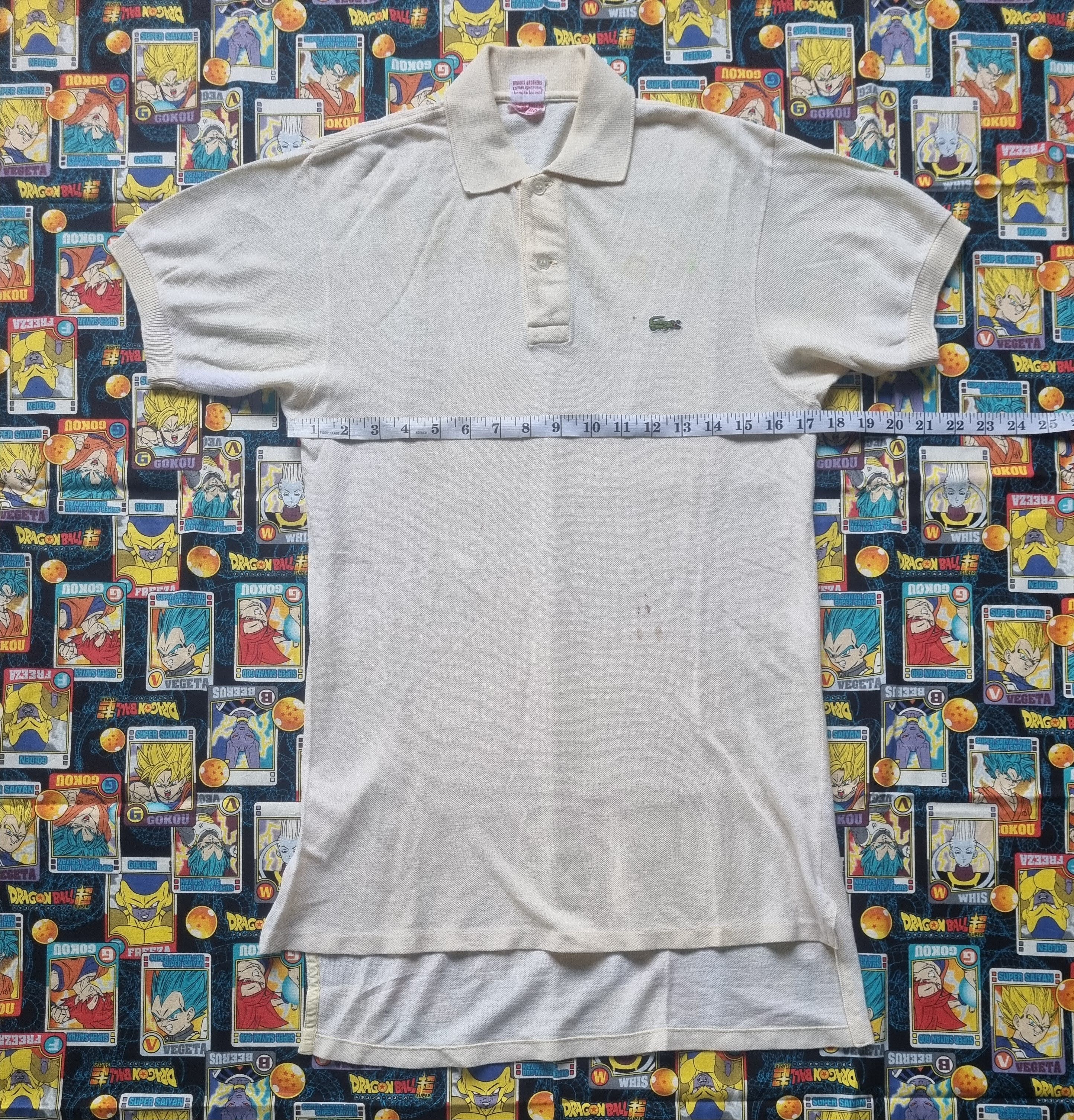 Lacoste Vintage Izod Lacoste Youth Beige Homme Polo Size US XS / EU 42 / 0 - 4 Thumbnail