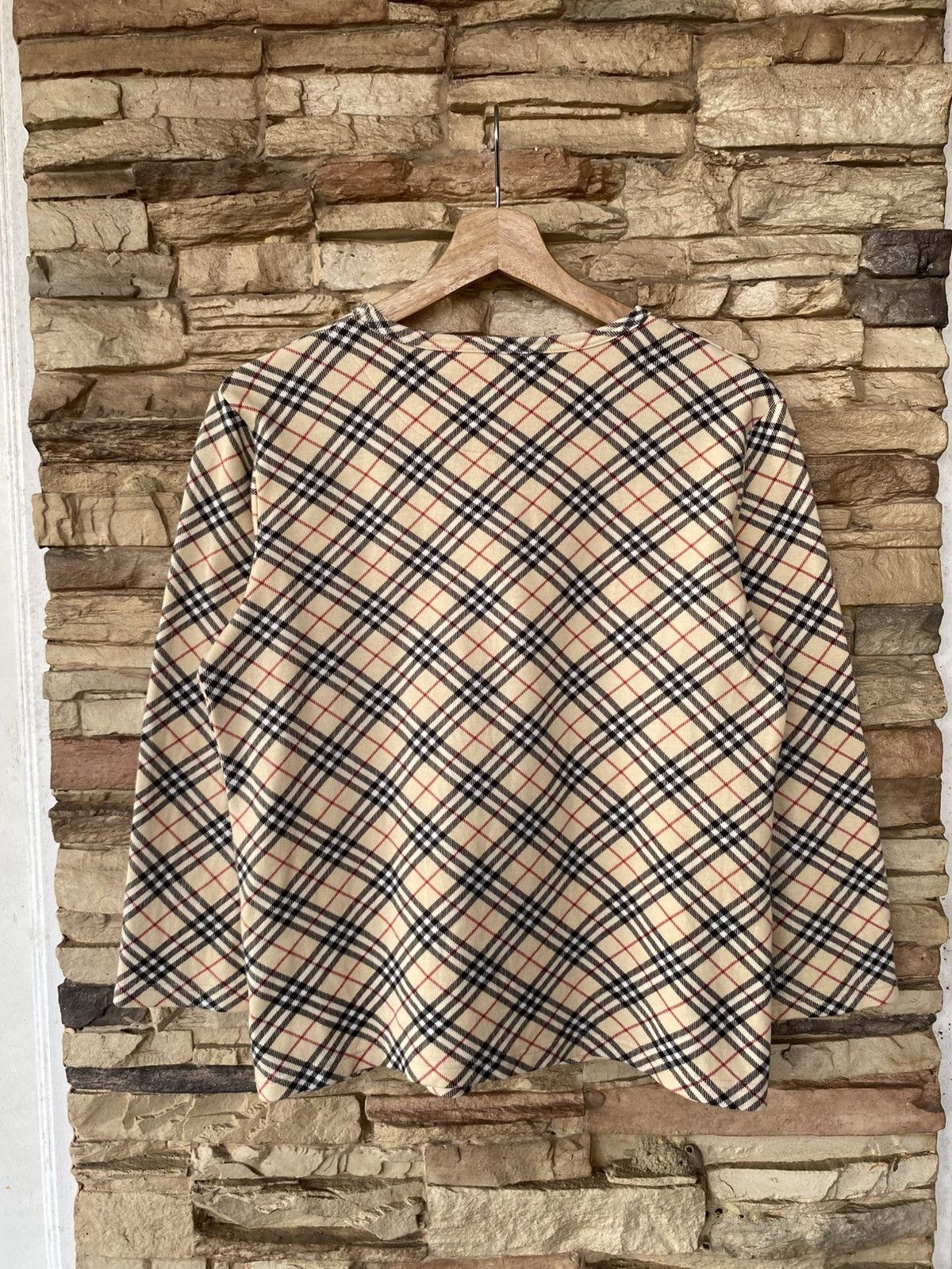 Burberry Vintage Burberry London Checkered Nova Check Classic Monogram Long Sleeve Tees Size US S / EU 44-46 / 1 - 7 Thumbnail