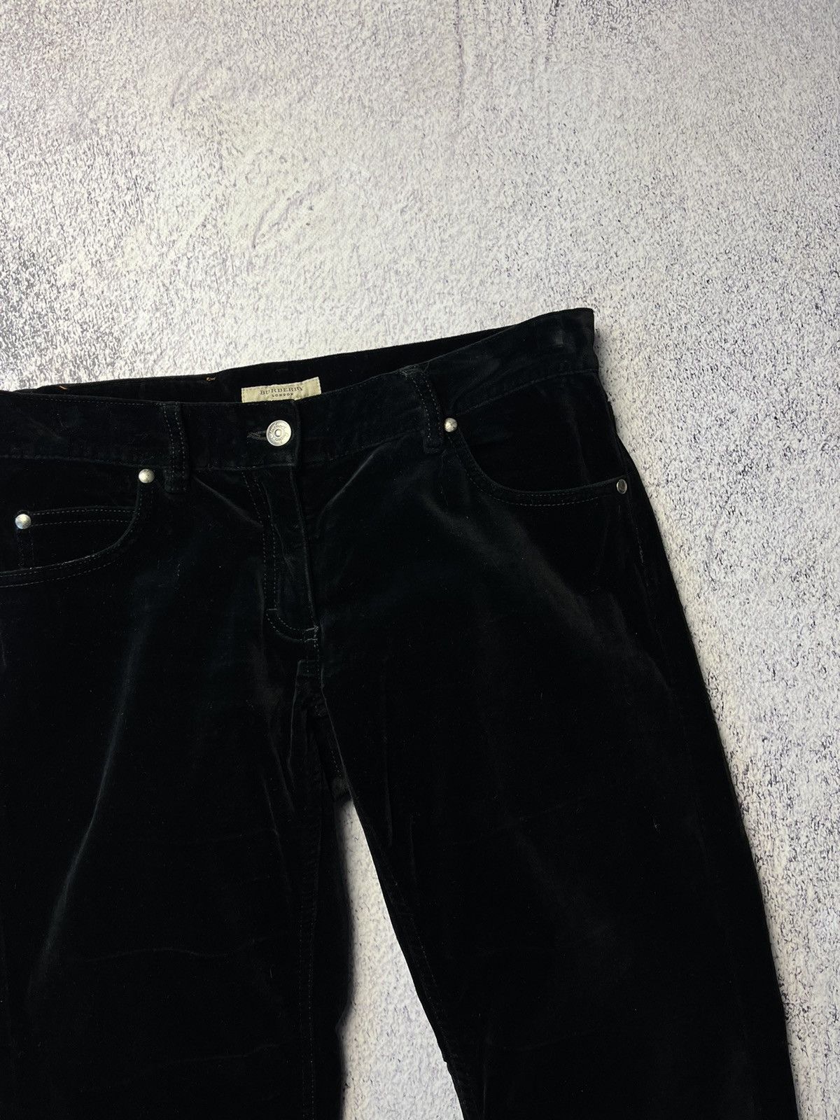 Burberry Vintage Burberry Velveteen Pants Y2K Size 28" / US 6 / IT 42 - 5 Thumbnail