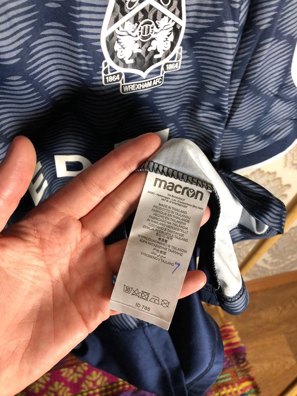Macron VINTAGE MACRON AFC WREXHAM ENGLAND SOCCER JERSEY RETRO Y2K Size US M / EU 48-50 / 2 - 5 Thumbnail