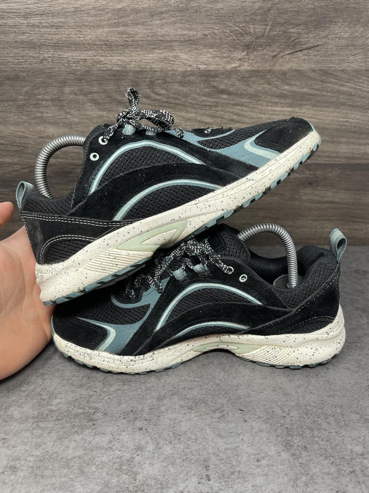 Sonia Rykiel Ryka Sky Walk Trail Sneakers Womens Size 7 Black Suede Shoes Size US 7 / IT 37 - 7 Thumbnail