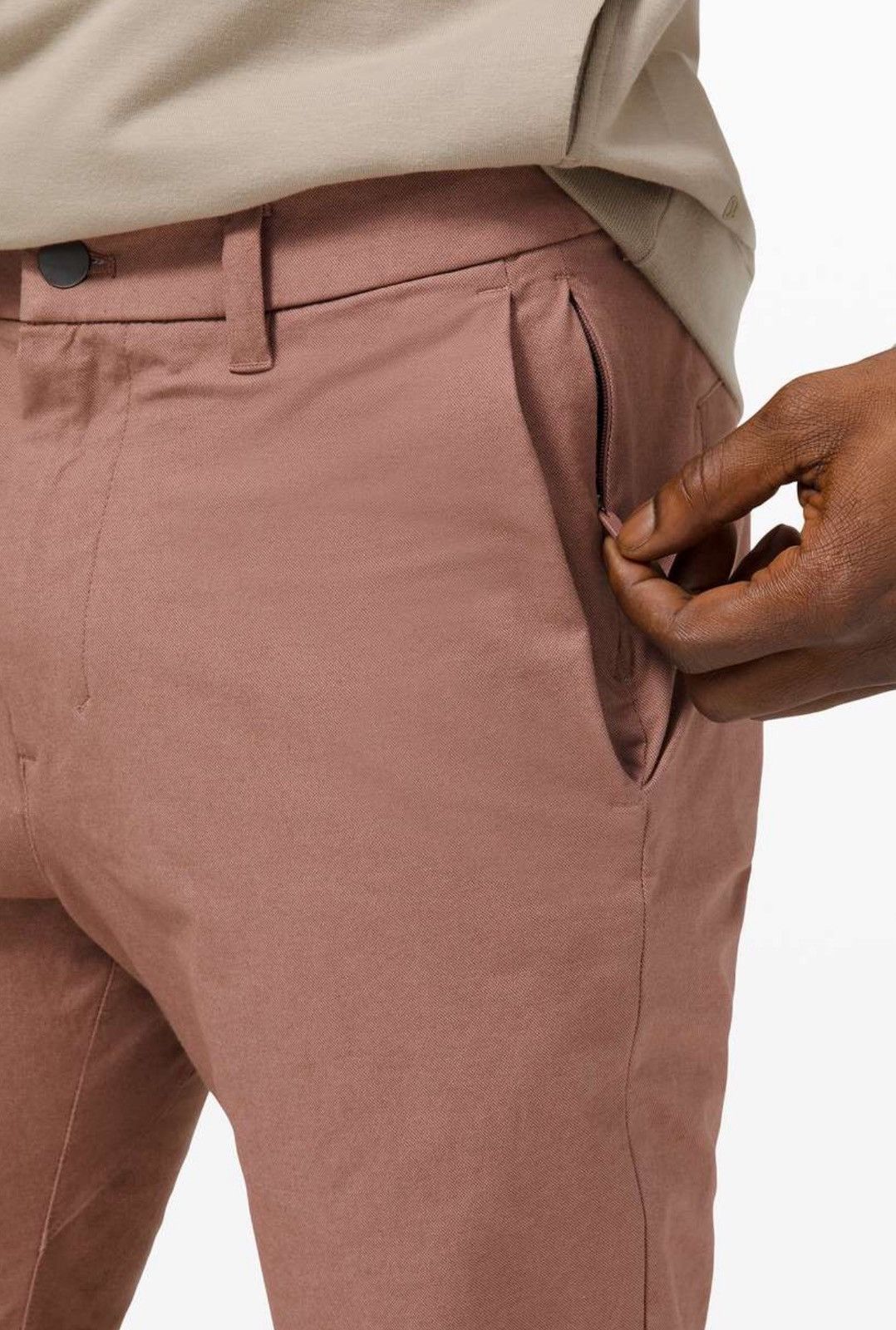 Lululemon $128 Lululemon Commission Mauve Earth Clay Dye Tapered Pants Size US 32 / EU 48 - 3 Thumbnail