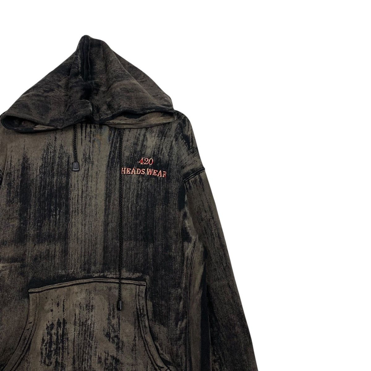 Japanese Brand Sick! Trashed 420 HEADS WEAR Pullover Hoodies #2240-C99 Size US M / EU 48-50 / 2 - 5 Thumbnail