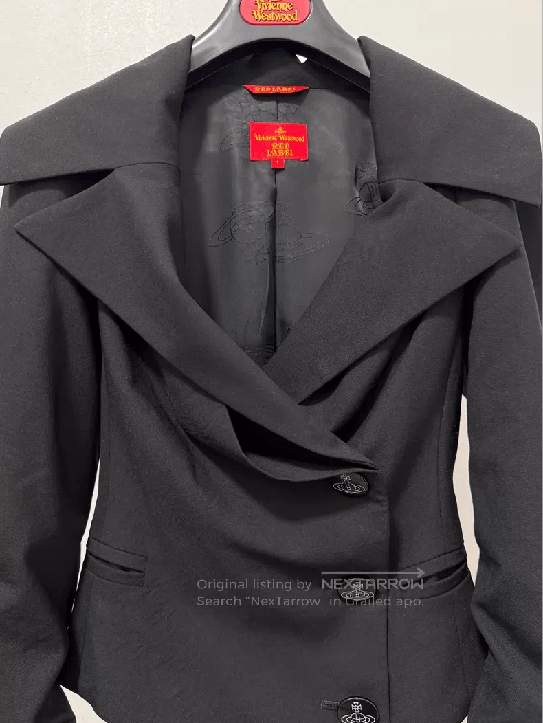 Vivienne Westwood Vivienne Westwood Witch Gothic Lapel Suit Jacket Size S / US 4 / IT 40 - 4 Thumbnail