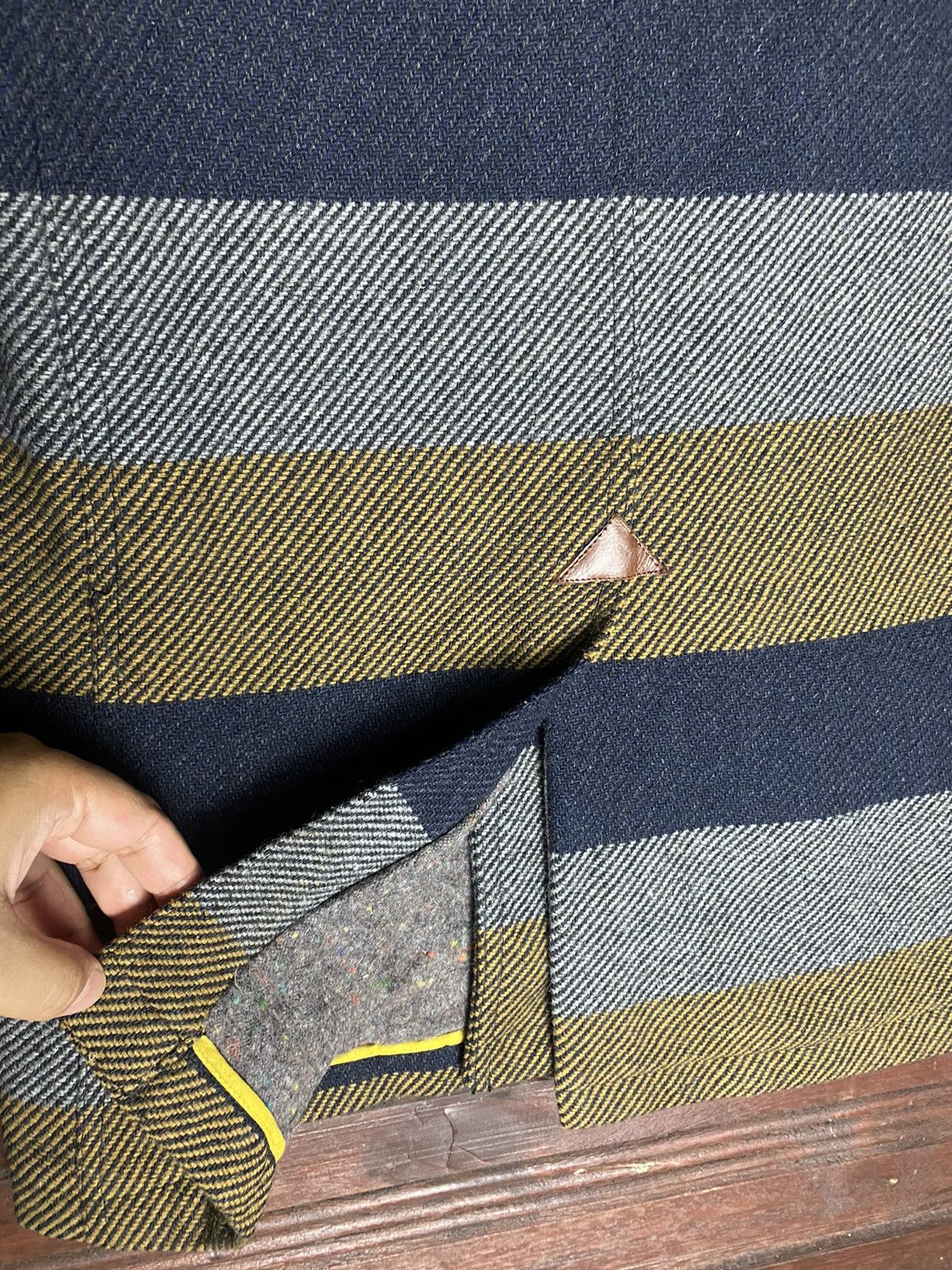 Japanese Brand Inpatchthys kerri Stripe Like Kapital Jacket Size US M / EU 48-50 / 2 - 10 Thumbnail