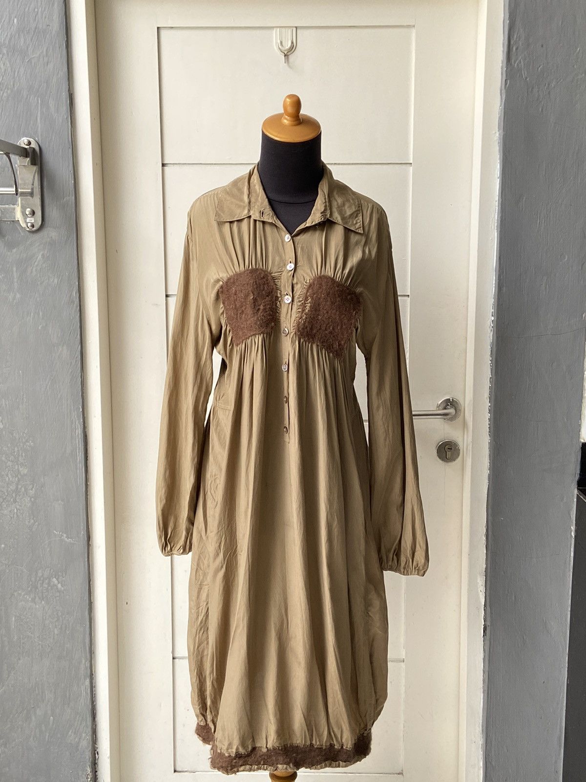 TSUMORI CHISATO Brown Dress