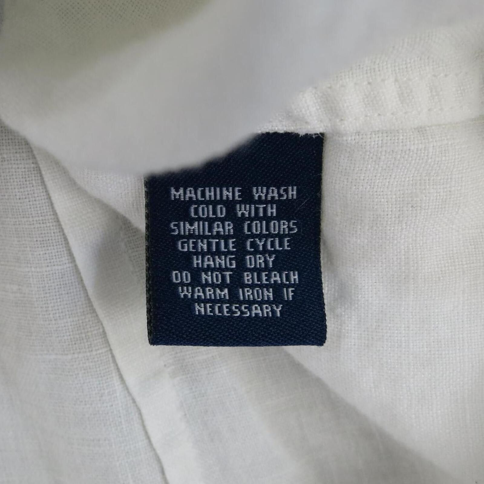Chaps Chaps White 3/4 Sleeve Button-Up Shirt Women's Medium Size M / US 6-8 / IT 42-44 - 5 Thumbnail