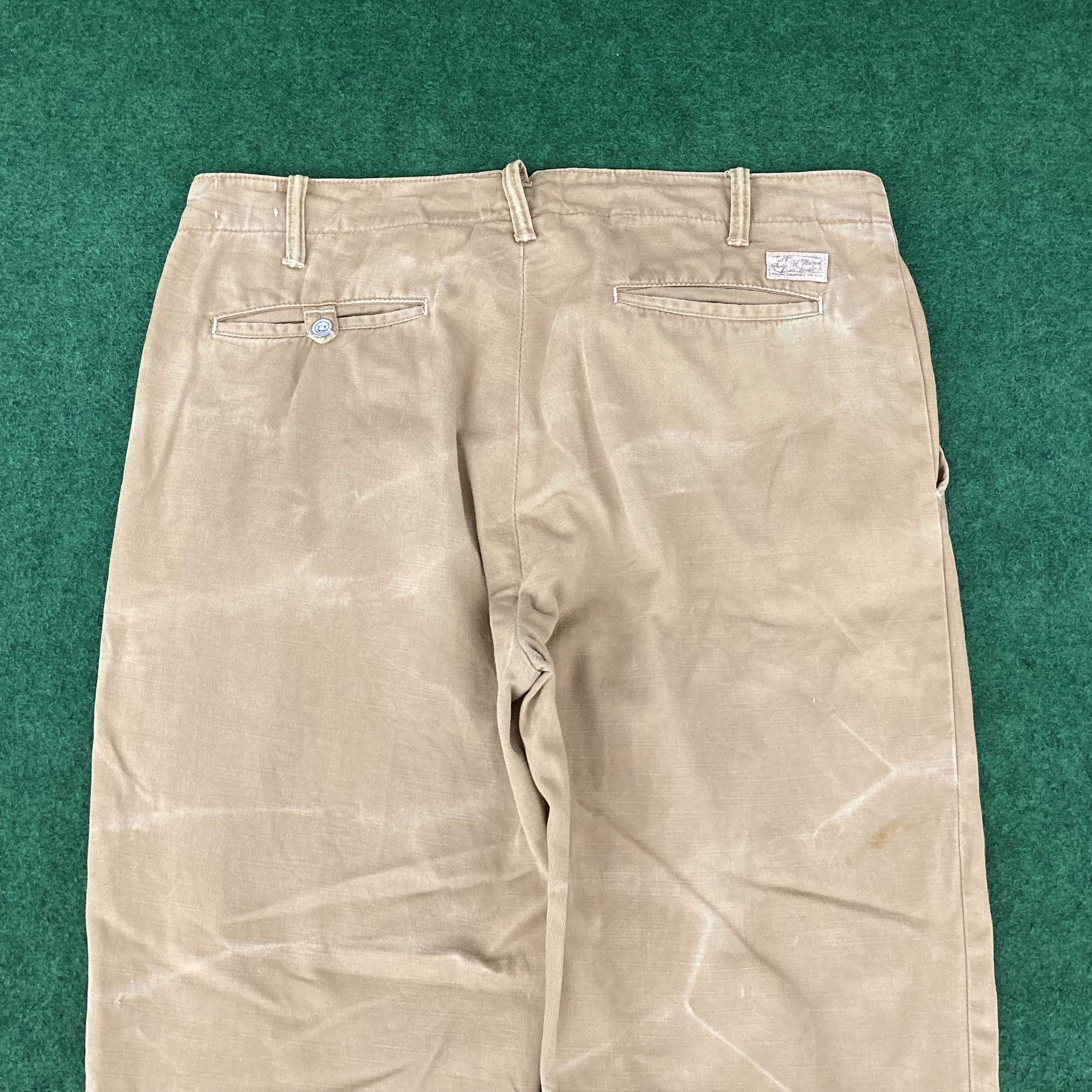 Polo Ralph Lauren × Ralph Lauren Vtg Polo Ralph Lauren Military Trousers Army Pant Jeans Size US 35 - 9 Thumbnail