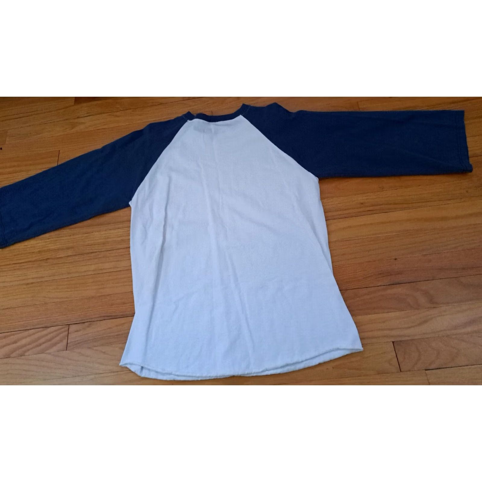 TEE JAYS VINTAGE Detroit Tigers Baseball Jersey USA Tee Jays T-Shirt L Blue&White Crew Neck 3/4 Sleeve Unisex Adults Mens Womens Size US L / EU 52-54 / 3 - 5 Thumbnail