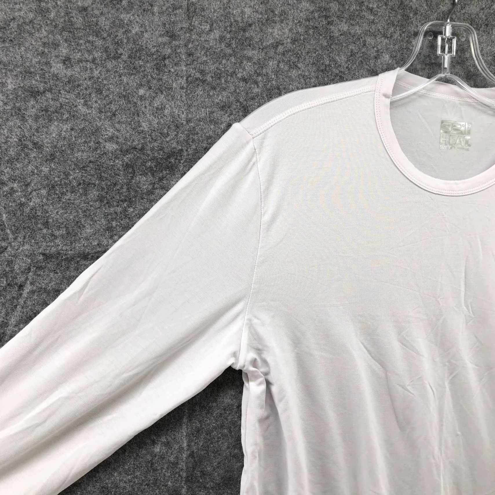 Vintage 32 Heat Mens Base Layer Long Sleeve White Shirt Size Medium Crewneck Size US M / EU 48-50 / 2 - 5 Thumbnail