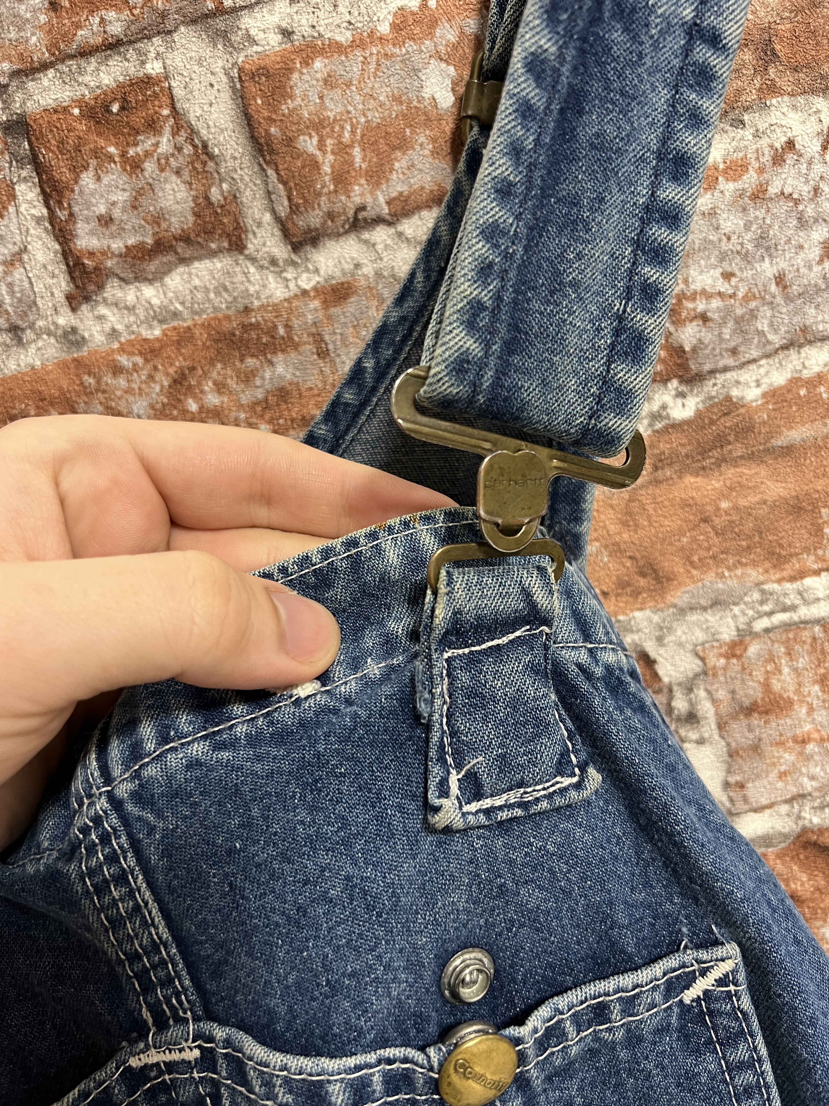 Carhartt Carhartt 90s Vintage Denim Overalls Size US 36 / EU 52 - 5 Thumbnail