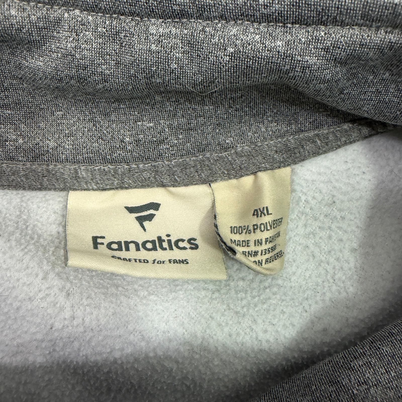 NFL Fanatics Baltimore Ravens 1/4 Zip Pullover Men's 4XL Gray Size US XXL / EU 58 / 5 - 4 Thumbnail