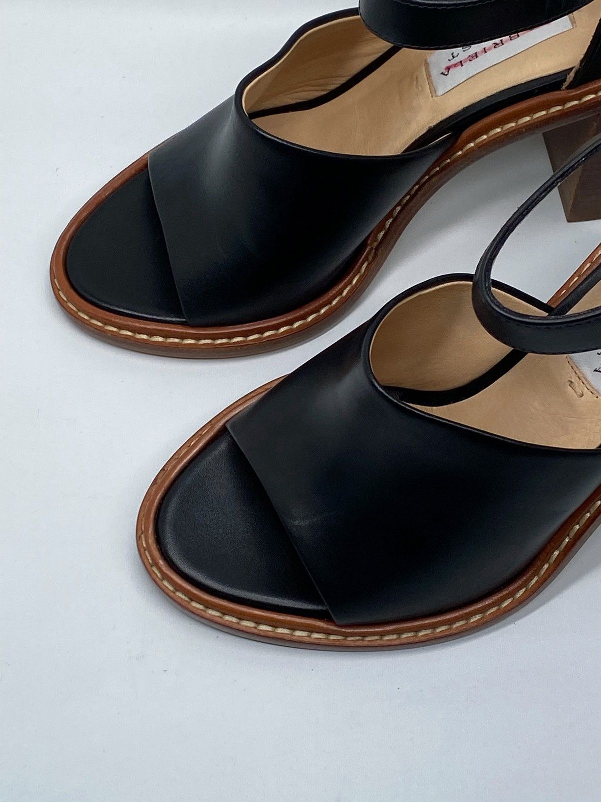 Gabriela Hearst Gabriela Hearst Beau Leather Ankle-Strap Sandals size 36 Size US 6 / IT 36 - 8 Thumbnail