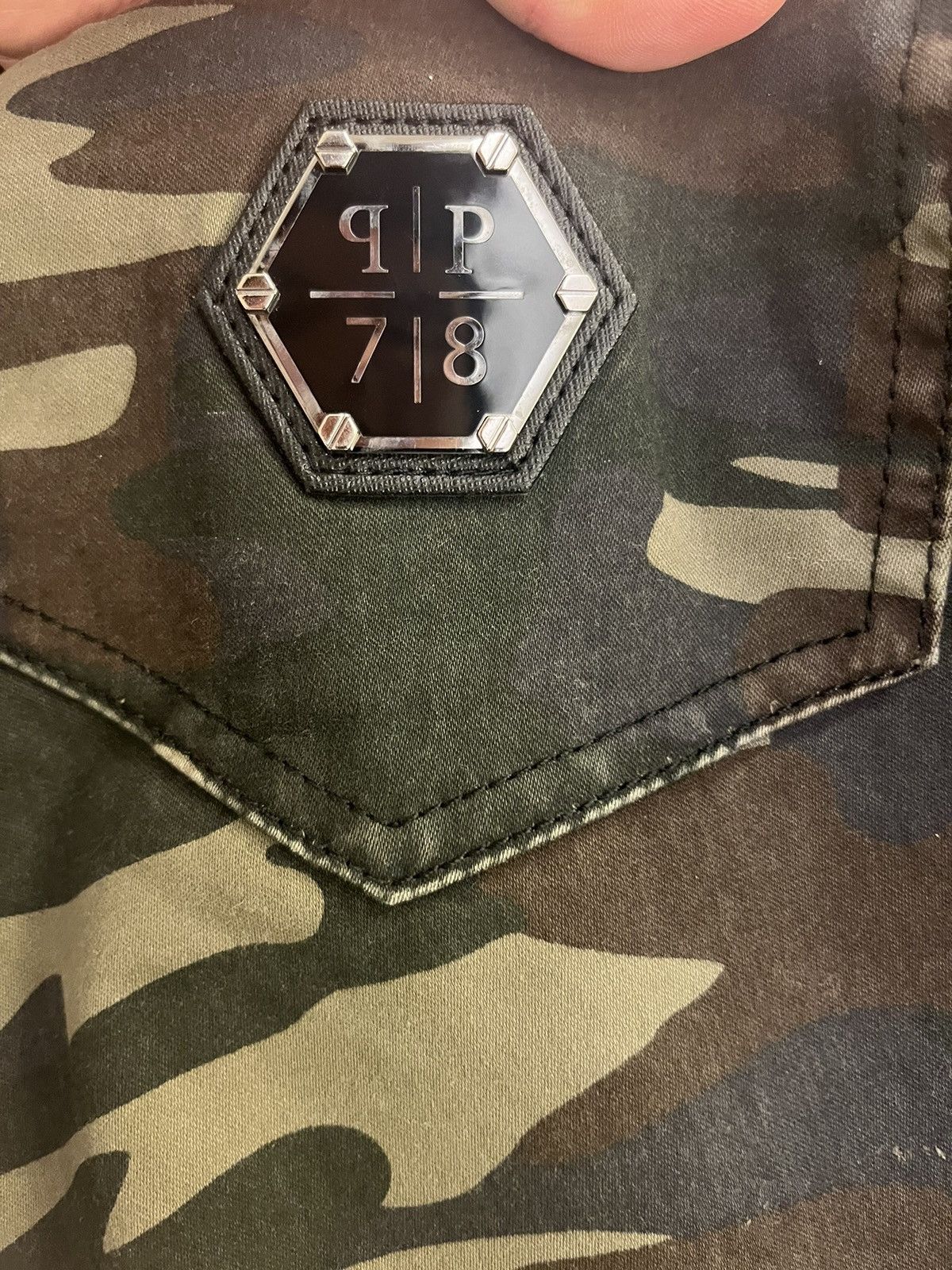Philipp Plein Camouflage bike jeans size32 Size US 30 / EU 46 - 14 Thumbnail