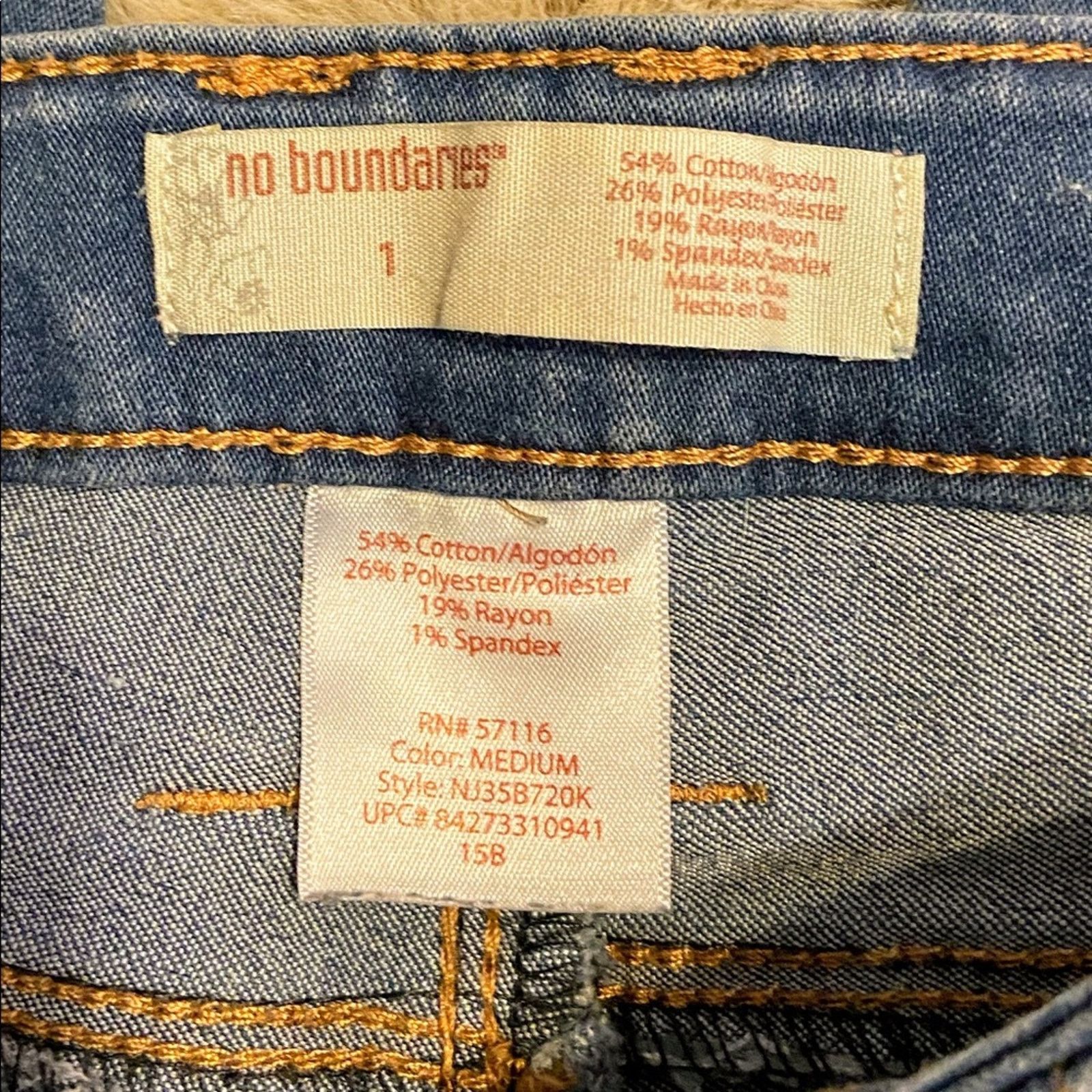Other NOBO No Boundaries Stretch Skinny Fit Jeans Jrs Size 1 Size 25" / US 0 / IT 36 - 2 Thumbnail