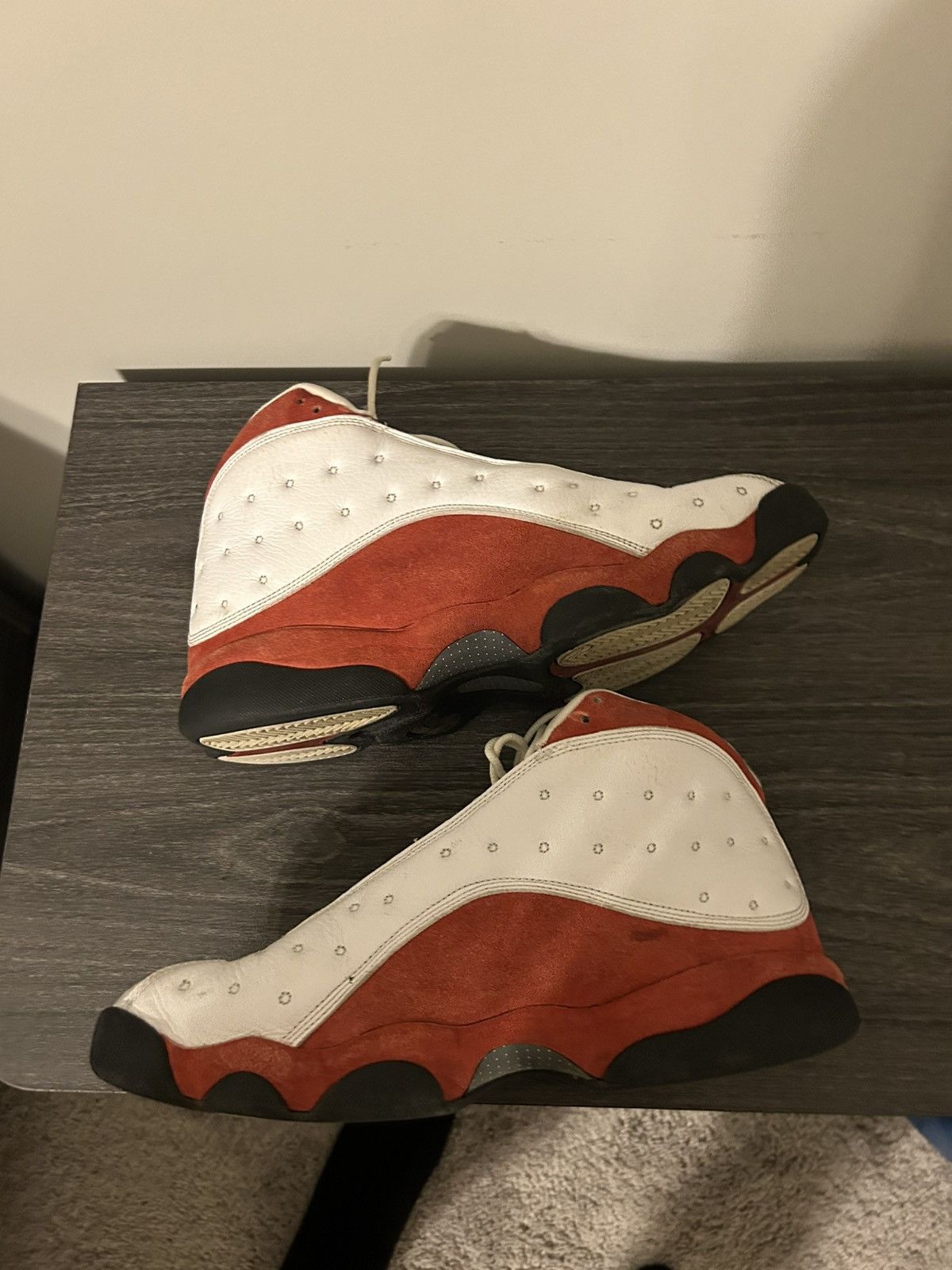 Jordan Brand Air Jordan 13 Retro White/Black-Team Red Size US 12 / EU 45 - 4 Thumbnail