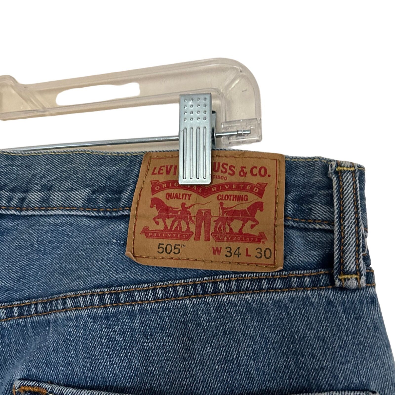 Levi's Levi's 505 Regular Fit Denim Jeans Men's Size 34x30 Y2K Rare Size US 34 / EU 50 - 6 Thumbnail