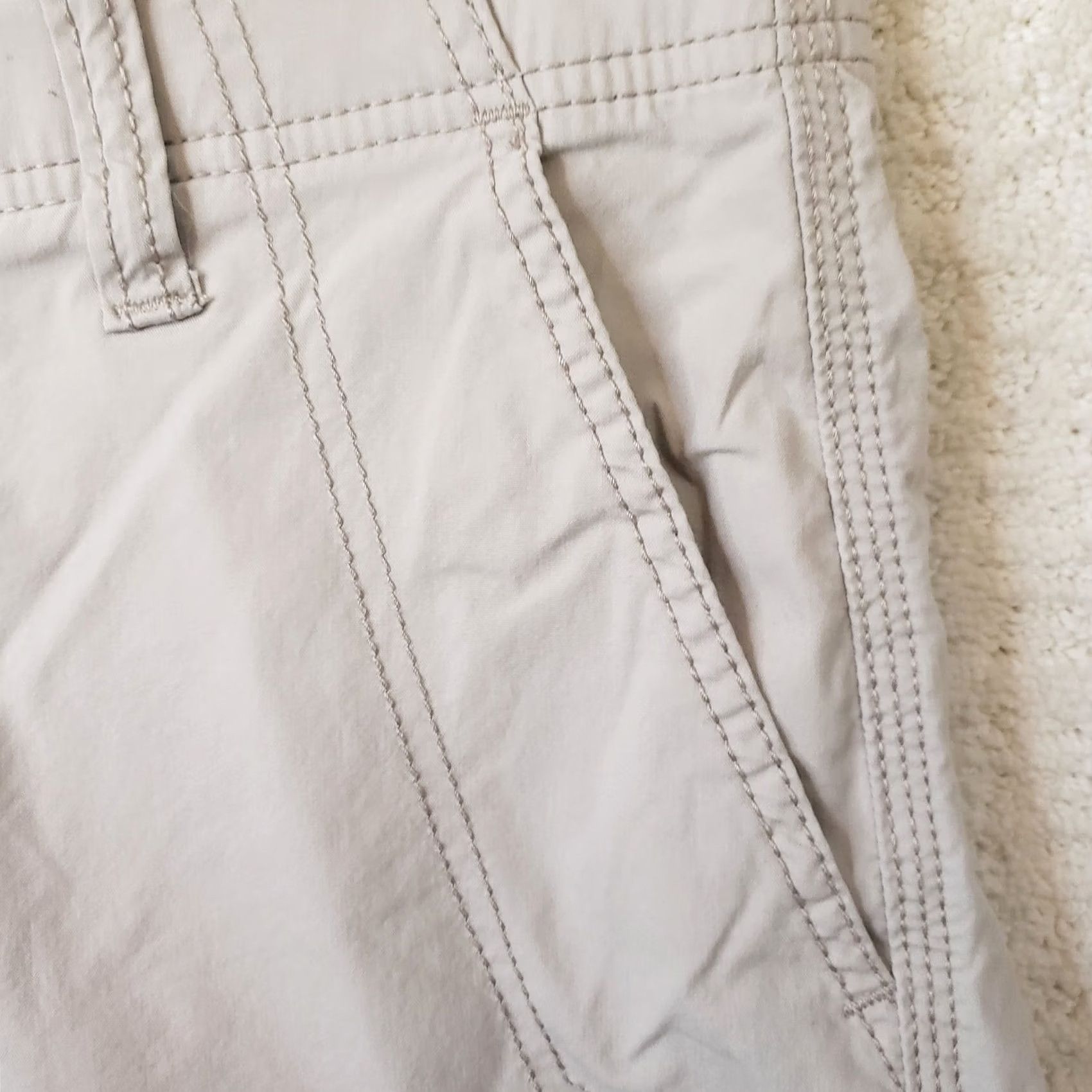Lee Lee Nomad Men's Cargo Shorts 32 Regular Elastic Stretch Brown Cotton Polyester Spandex Zip Closure Casual Travel Size US 32 / EU 48 - 5 Thumbnail