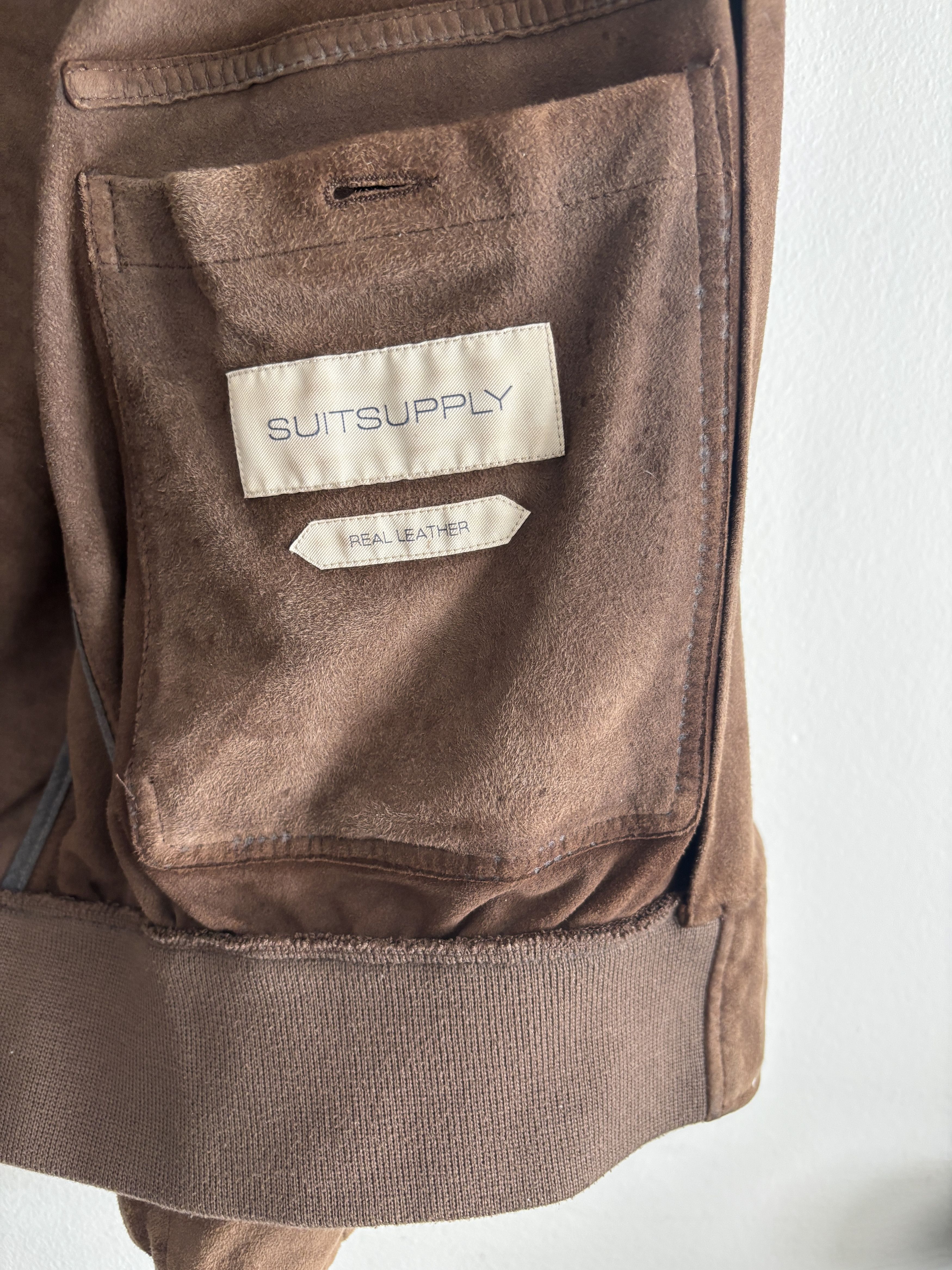 Suitsupply $950 Brown Suede Blouson Bomber Jacket - Medium Size US M / EU 48-50 / 2 - 6 Thumbnail