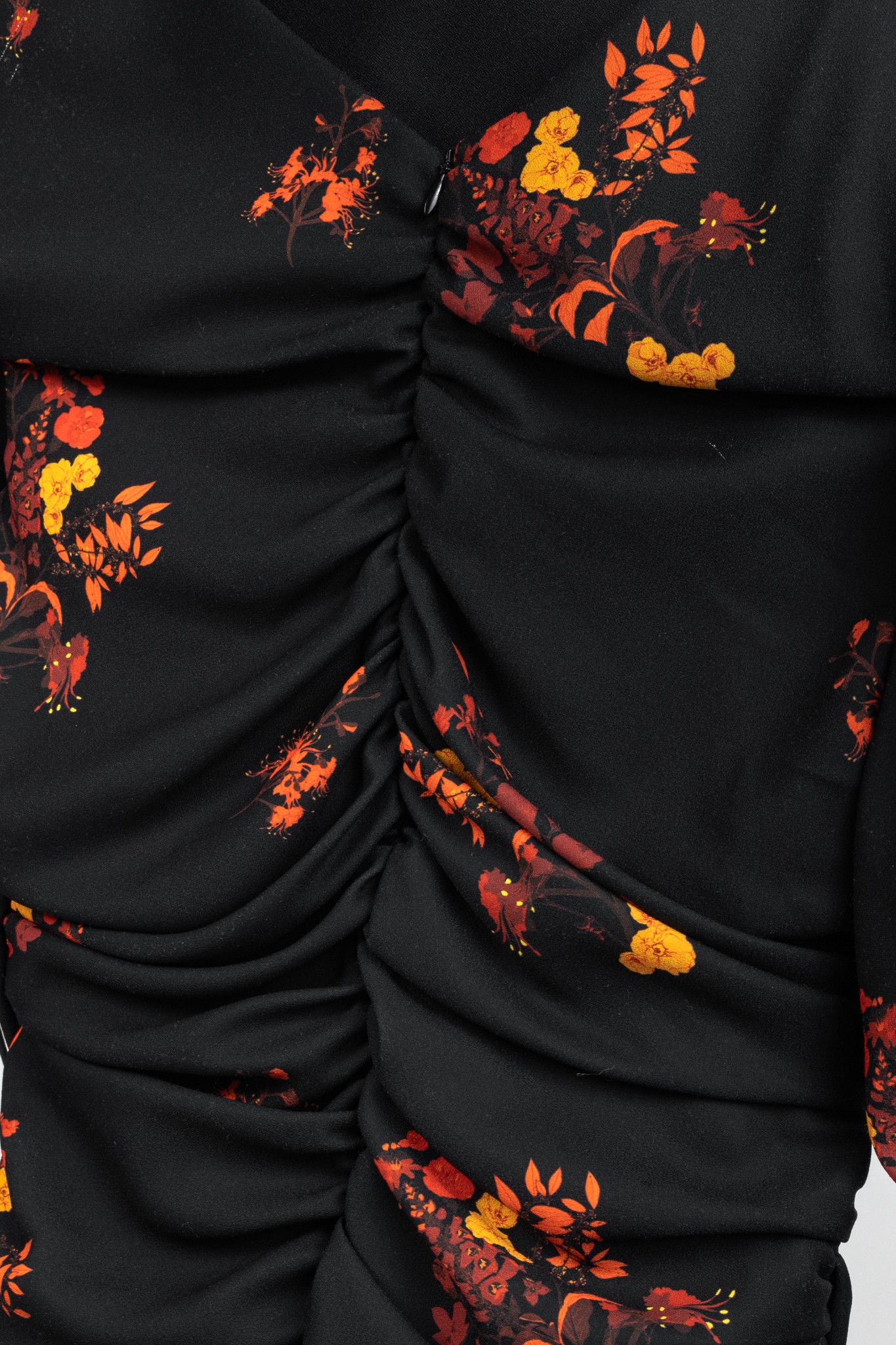 ELLERY Ellery Above Board Wild Bunch Floral Ruched Maxi Dress Size L / US 10 / IT 46 - 9 Thumbnail