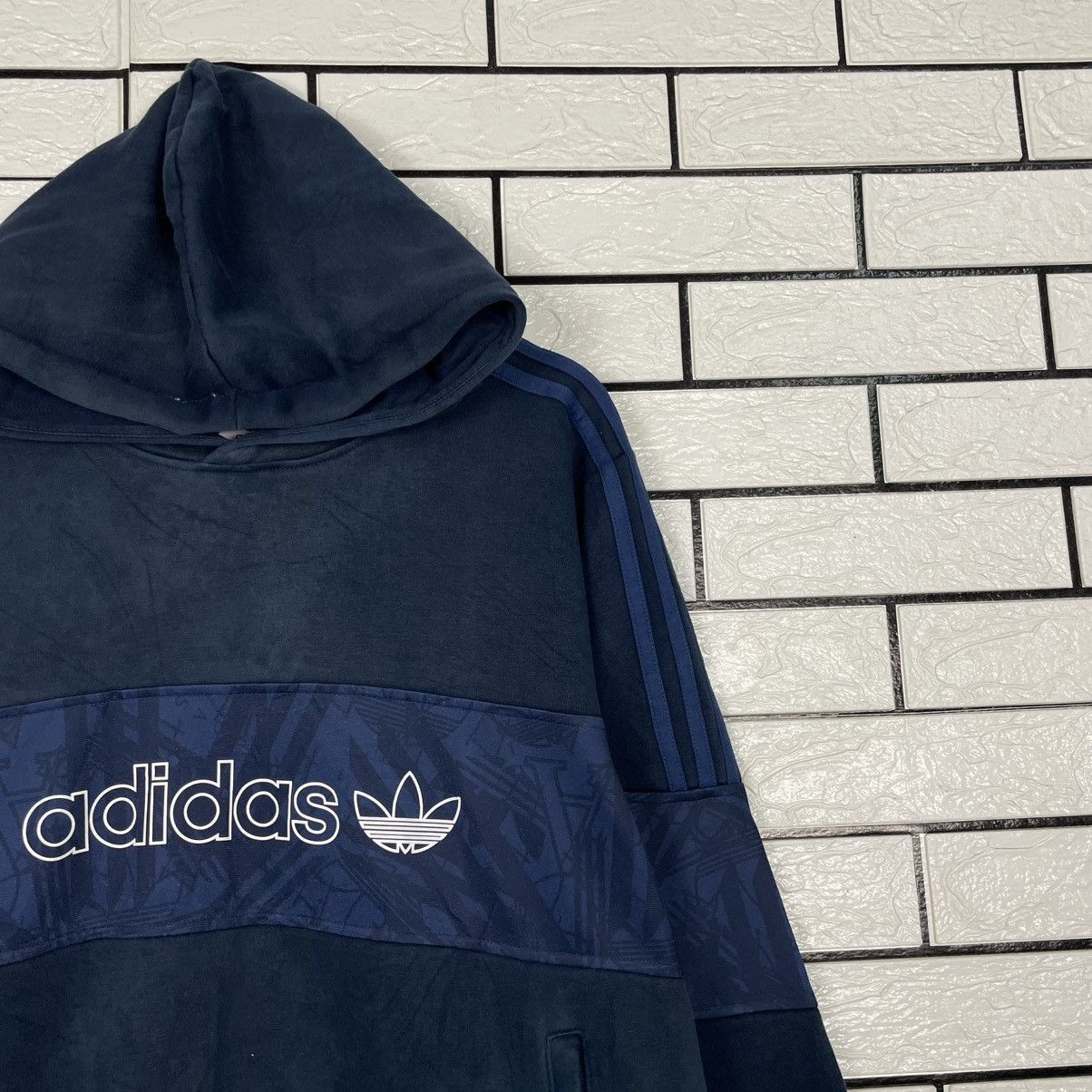 Adidas Adidas Big Logo Pullover Hoodie Size US M / EU 48-50 / 2 - 5 Thumbnail