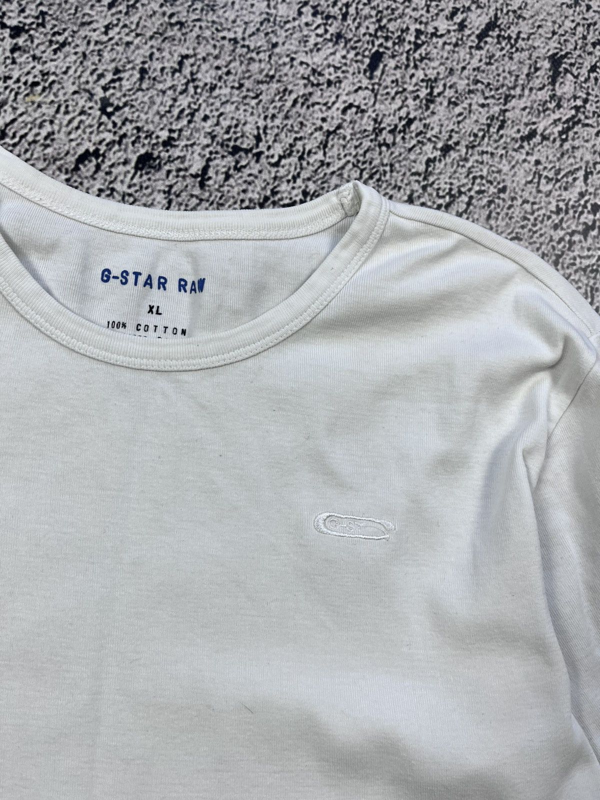 G-Star Vintage Y2K G star white blank Longsleeve logo streetwear Size US XL / EU 56 / 4 - 4 Thumbnail