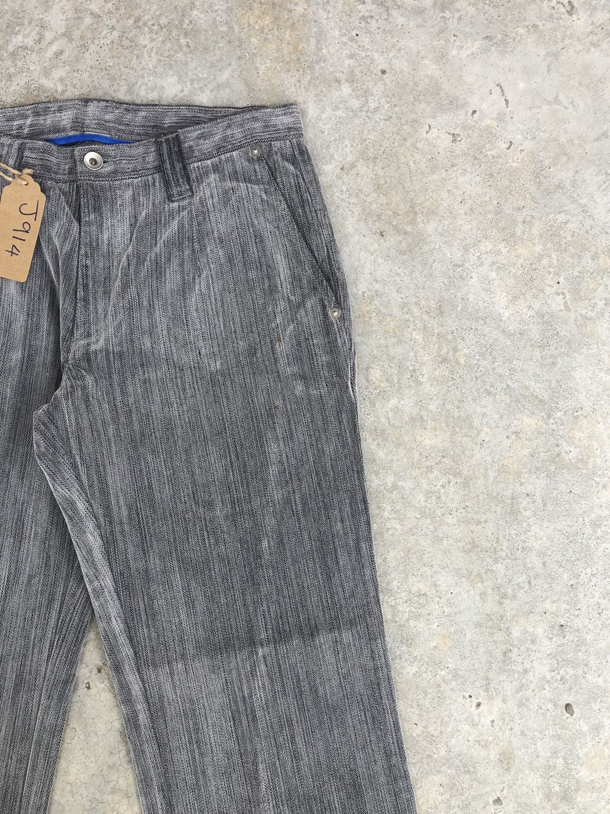 If Six Was Nine Japaneses Takaiq Flared Pants Distressed Jeans Size US 30 / EU 46 - 5 Thumbnail
