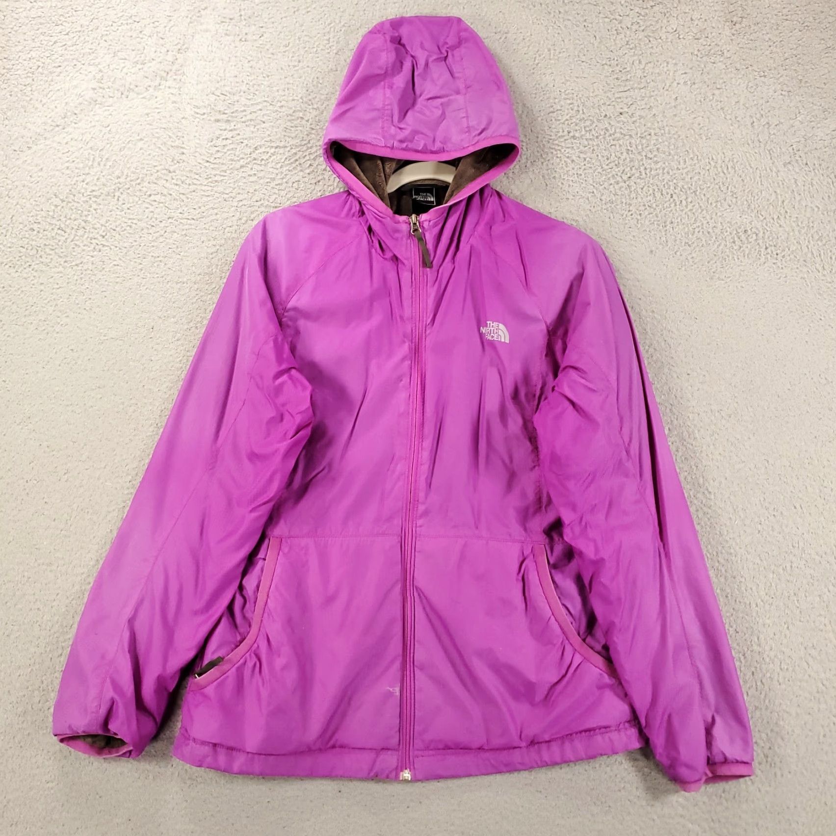 The North Face The North Face Jacket Womens Large Purple Full Zip Sherpa Lined Hooded Size L / US 10 / IT 46 - 2 Thumbnail