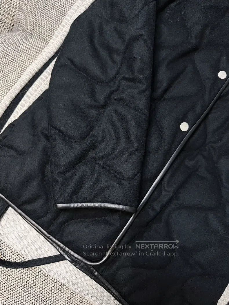 Hermes Hermes Black Diamond Quilted Single-breasted Loose Fit Bel Size XS / US 0-2 / IT 36-38 - 6 Thumbnail