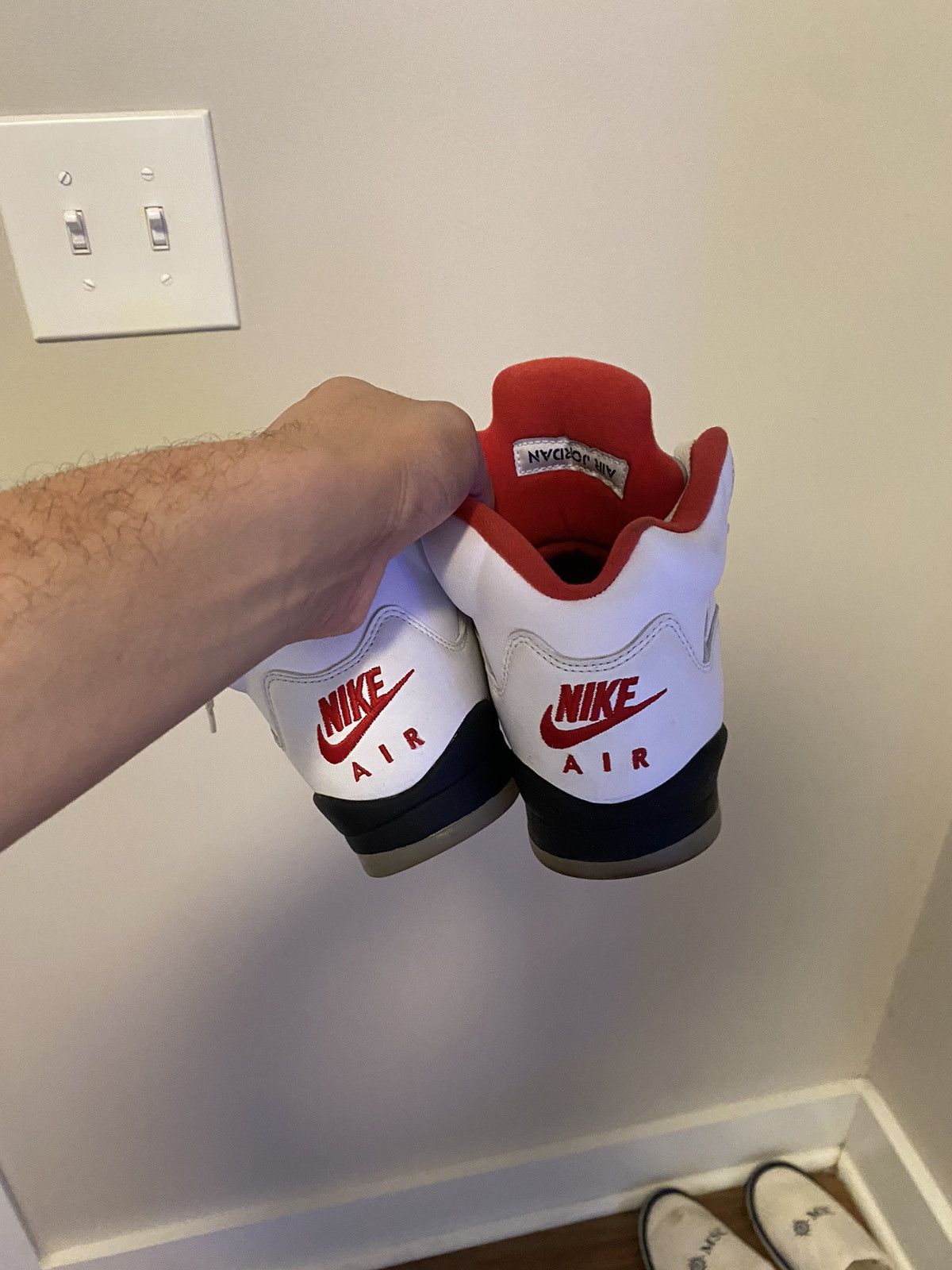 Jordan Brand × Nike Air Jordan 5 Retro 'Fire Red' 2020 - Size 4 Size US 5 / EU 37 - 17 Thumbnail