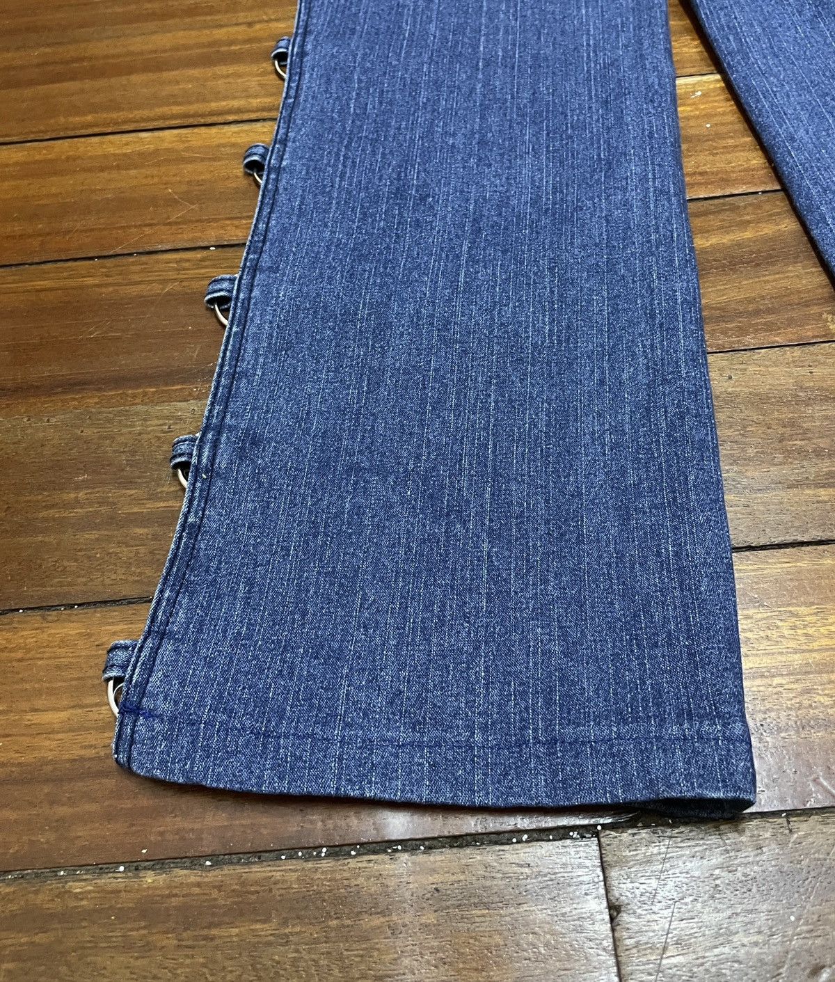If Six Was Nine × Japanese Brand × Vintage Rare Design Vintage Brand John Barer Hollow Ring Jeans 2000s Size US 32 / EU 48 - 7 Thumbnail
